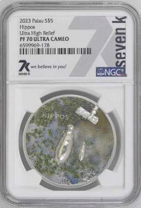 7k Metals Hippos Split Views 2023 �p���I 1�I���X .999 �V���o�[ UC PF70 NGC 2022 ����