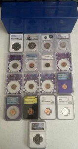 NGC�APCGS�AICG �O���[�h�R�C�� 20 ���̍������b�g - 1C�A5C�A25C�A50C�A1 �h���A�O��