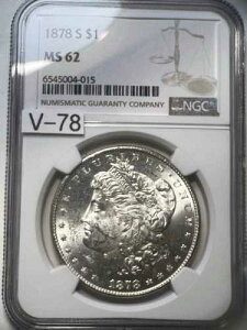 �󏭂�1878-S Vam-78 �����K���E�_���[ NGC Ms62 ��Vam 78-2