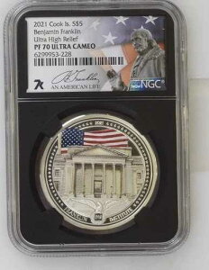 �x���W���~���E�t�����N���� 1�I���X �~���g 1776�N�I7K���^�� 2021�N 5�h�� �V���o�[ NGC PF70 �E���g���J���I