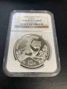 1994�N P �����V���o�[�p���_ 10�� NGC PF 69 �E���g���J���I - �኱�̐F���̊���