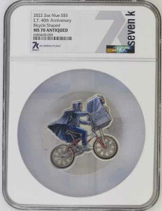 E.T. 40���N�L�O �o�C�V�N�� 2�I���X �V�i 600! 7k ���^�� S$5 2022 NGC MS70 �V���o�[
