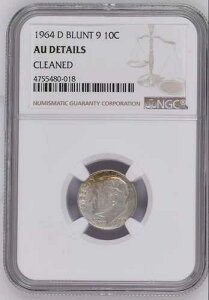 NGC AU �ڍ� 1964 D 10C �uBLUNT 9 �N���[�j���O�ς݁v