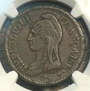 L'An 7 (1798-99) �t�����X �f�V�� NGC AU50BN �ō����A���Ȃ��z���_�[ CHN