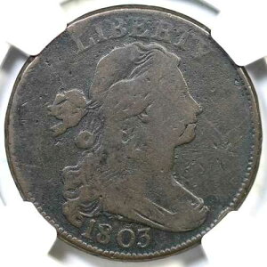 1803 S-262 R-3 NGC F 12 Sm ���t�ASm Frac �h���[�v �o�X�g ���[�W �Z���g �R�C�� 1c