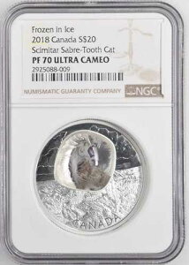 2018�N�J�i�_�h�� 20�h�� - �X�ɕ����߂�ꂽ - �V�~�^�[ �T�[�x���^�C�K�[ - NGC PF70 UC�R�C��