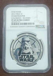 2012�N �X�^�[�E�H�[�Y NGC PF 69 NIUE 1�I���X �V���o�[ $1 �u�X�g�[���g���[�p�[�v U/C / �V���o�[