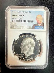 1976�N S �A�C�[���n���[ IKE CLAD T-1 �h�� PF69* �X�^�[�J���I NGC 100 �ō��I SKU3476