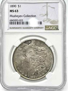 1890 MS 63 �����K���E�_���[