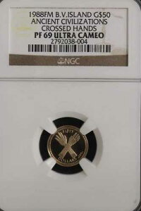 1988FM �C�M���X�̃��@�[�W������ NGC �O���[�h �v���[�t 69 $50 �R�C�� ������ �S�[���h !