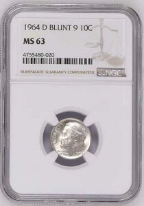 1964 D NGC 10 MS63 �u�����g 9