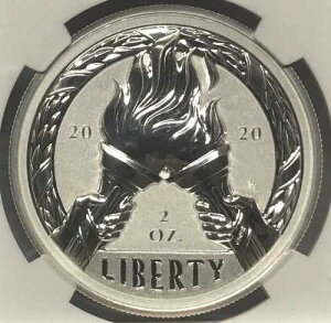 2020 FLAMES OF FREEDOM 2�I���X �V���o�[ NGC PF70??�����ȕi��??���s����