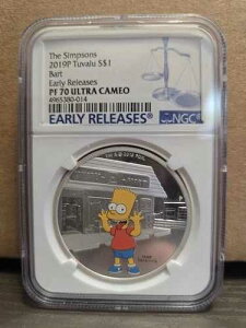2019�N �U�E�V���v�\���Y BART �V���v�\�� �v���[�t 1�h�� 1�I���X �V���o�[�R�C�� NGC PF 70 ER