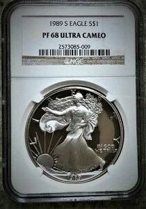 1989 S NGC PF 68 �E���g���J���I �v���[�t �A�����J�� �V���o�[�C�[�O��!! ?288?V 71?