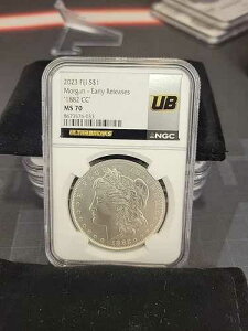 2023�N �t�B�W�[ 1882 CC ���[�K�� �A�[���[�����[�X MS70 NGC �E���g���u���C�N