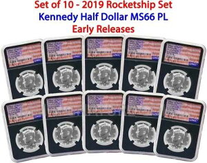 2019 D �P�l�f�B NGC MS66 PL �A�[���[�����[�X ���P�b�g�V�b�v 10�Z�b�g