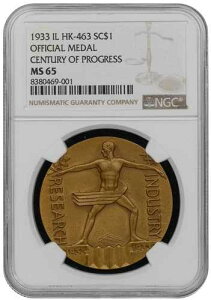 1933�N ���I�̐i��������_�� - HK-463�AMS65 NGC�A�V�J�S����������g�[�N��