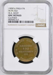 (1850�N��) M.A. ���[�g�A�y���V���x�j�A�B�t�B���f���t�B�A�AUNC NGC�B�~���[-PA-432�B���[�h�G�b�W�A29 mm