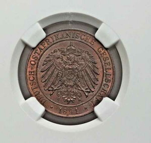 1891�N �h�C�c���A�t���J���� �y�T KM1 NGC MS-64 �Ԃƒ��F