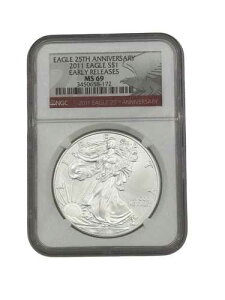 2011�N �V���o�[�C�[�O�� NGC MS69 �F�� ���������[�X25���N