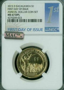 2015 D �T�J�W���E�B�A �A�C�A�����[�N�X �h�� NGC MS67 DPL FDI MAC �X�|�b�g���X *