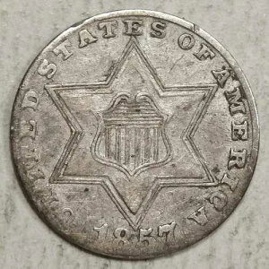 1857�N 3�Z���g��݁A�^�C�v2�A���ɗǍD�ȏ��+�A����̂���I���W�i���R�C�� 0113-01