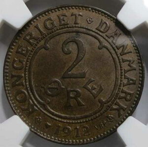 �f���}�[�N���� 2 �z�� 1912 VBP NGC MS 64 RB UNC �t���[���N8�� ������
