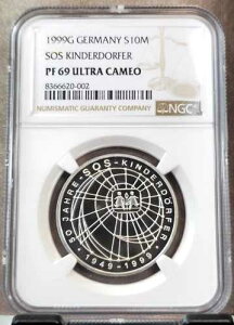 1999�N �h�C�c �V���o�[ 10 �}�[�N SOS �L���_�[�h���t�@�[ NGC PF 69 �E���g���J���I ���A �g�b�v�|�b�v