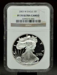 2003-W NGC PF70 �E���g���J���I �V���o�[�C�[�O�� [101DUD]