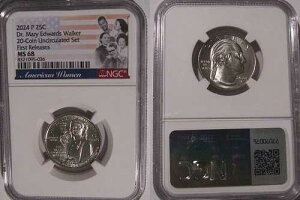 2024 P ���A���[�E�G�h���[�Y�E�E�H�[�J�[ 25�Z���g NGC MS 68 �A�����J�l�����p�N�H�[�^�[ ����