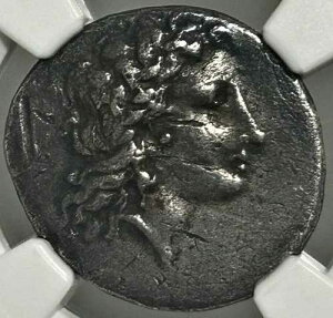 Bruttium Croton AR Stater 350-300 BC Apollo �O�r NGC XF