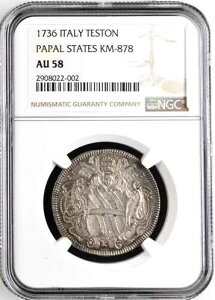 1736�N �C�^���A���c�̃e�X�g�[�l�ANGC AU 58�AKM-878�A30 �o�C�I�b�L�A�C�^���A