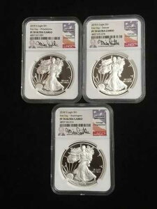 3�R�C���Z�b�g 2018S PF70 �E���g���J���I NGC ���� �}�C�N�E�L���b�X�� �T�C������ �V���o�[�C�[�O��