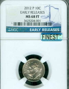 2012 P ���[�Y�x���g �_�C�� NGC MS68 FT ER MAC FINEST MAC �X�|�b�g���X �|�b�v 6 ���A�B