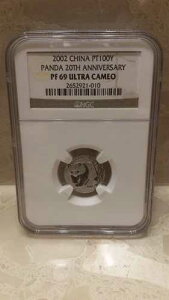 2002�N ���� 1/10�I���X �v���`�i �p���_�R�C�� PT100Y NGC PF69