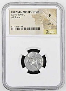 ���J�j�A�A���^�|���^�� C 340-330 BC AR Stater NGC F (������)