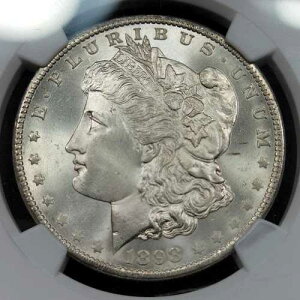 1898�N O �����K�� �V���o�[ �_���[ $1 NGC MS66+ PLUS �E���g���N���[�� �`�[�N�W�F�� PQ *J503