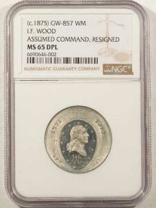 (c.1875) GW-857 WM I.F. �E�b�h�w�����A�C�A���C���_�� - NGC MS-65 DPL