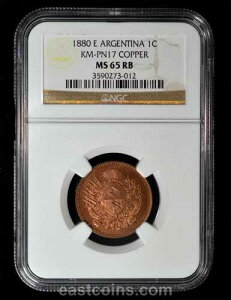 NGC MS65 1880-E �A���[���`�����a�� �� �p�^�[�� �Z���^�{ - NGC�ō��O���[�h