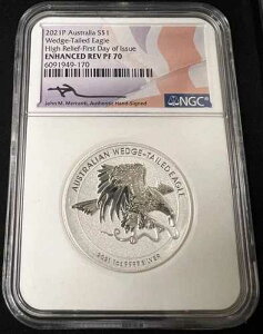 2021 P NGC �G���n���X�h REV PF70 �W�����E�}�[�J���e�B �T�C������ �E�F�b�W�e�[�� �n�C�����[�t & COA