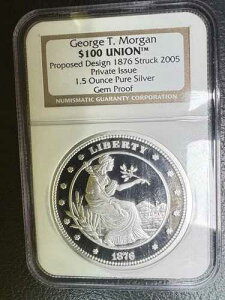 ��ăf�U�C�� 1876�N���� 2005�N 100�h�� UNION 1.5�I���X���� GEM PROOF