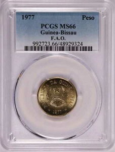 1977�N �M�j�A�r�T�E 1�s�\ FAO �j�b�P���^�J�R�C�� Km# 18 PCGS MS 66