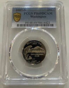 PCGS 2007-S 25�Z���g ���V���g���B�N�H�[�^�[ (PR69DCAM)