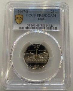 PCGS 2007-S 25C ���^�B�N�H�[�^�[ (PR69DCAM)