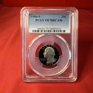 1984-S ���V���g�� �N�H�[�^�[ PCGS PR70 DCAM - �O���[�h �W�F�� �f�B�[�v�J���I �v���[�t