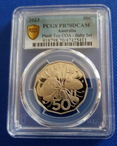 2023 PR70DCAM 2023 50�Z���g�A50�Z���g�ʂ������ COA �x�r�[�Z�b�g PCGS PCGS �g�b�v�O���[�h