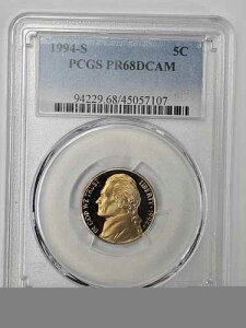 1994�N 5�Z���g PCGS PR68DCAM �T���t�����V�X�R �g�[�� �W�F�t�@�[�\�� �j�b�P��