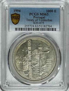 �|���g�K�� - �g���f�V�[�����X��� - 1000 �G�X�N�[�h 1994 - PCGS MS63!
