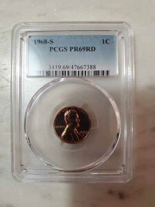 1968-S PR69 RD �����J�[���L�O�Z���g PCGS