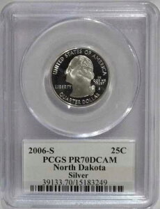 2006 S 25C �V���o�[ �m�[�X�_�R�^�B�N�H�[�^�[ PCGS PR70DCAM